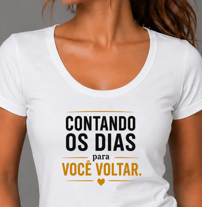 Contando os dias para você voltar