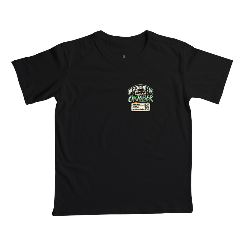 Descendente em Modo Oktober Mini - Camiseta Infantil