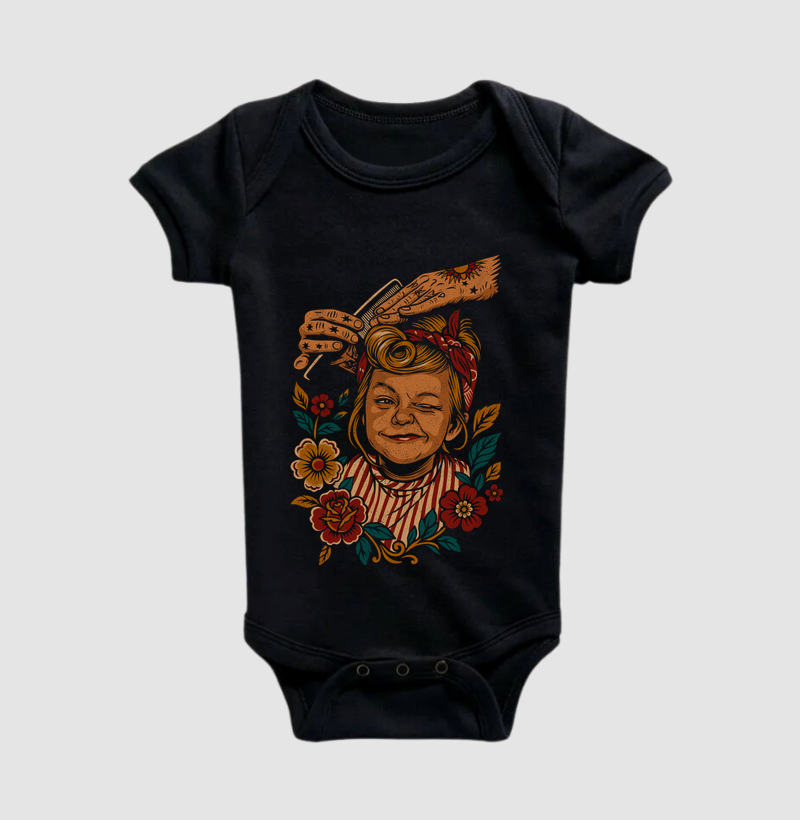 Raízes que florescem - Body Infantil