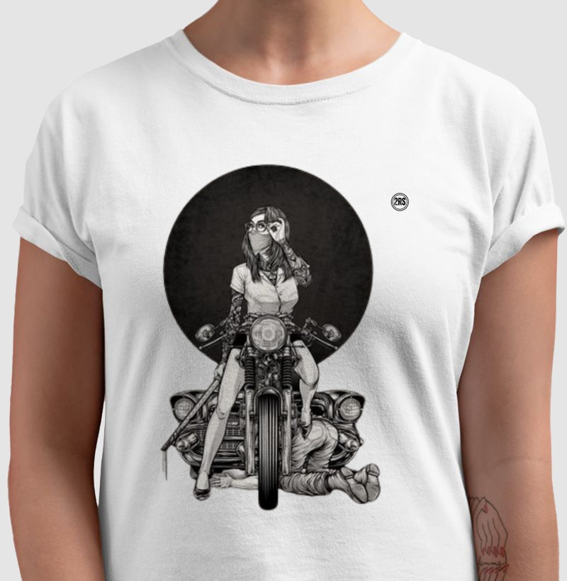 Camiseta Motociclista Elas que mandam! 