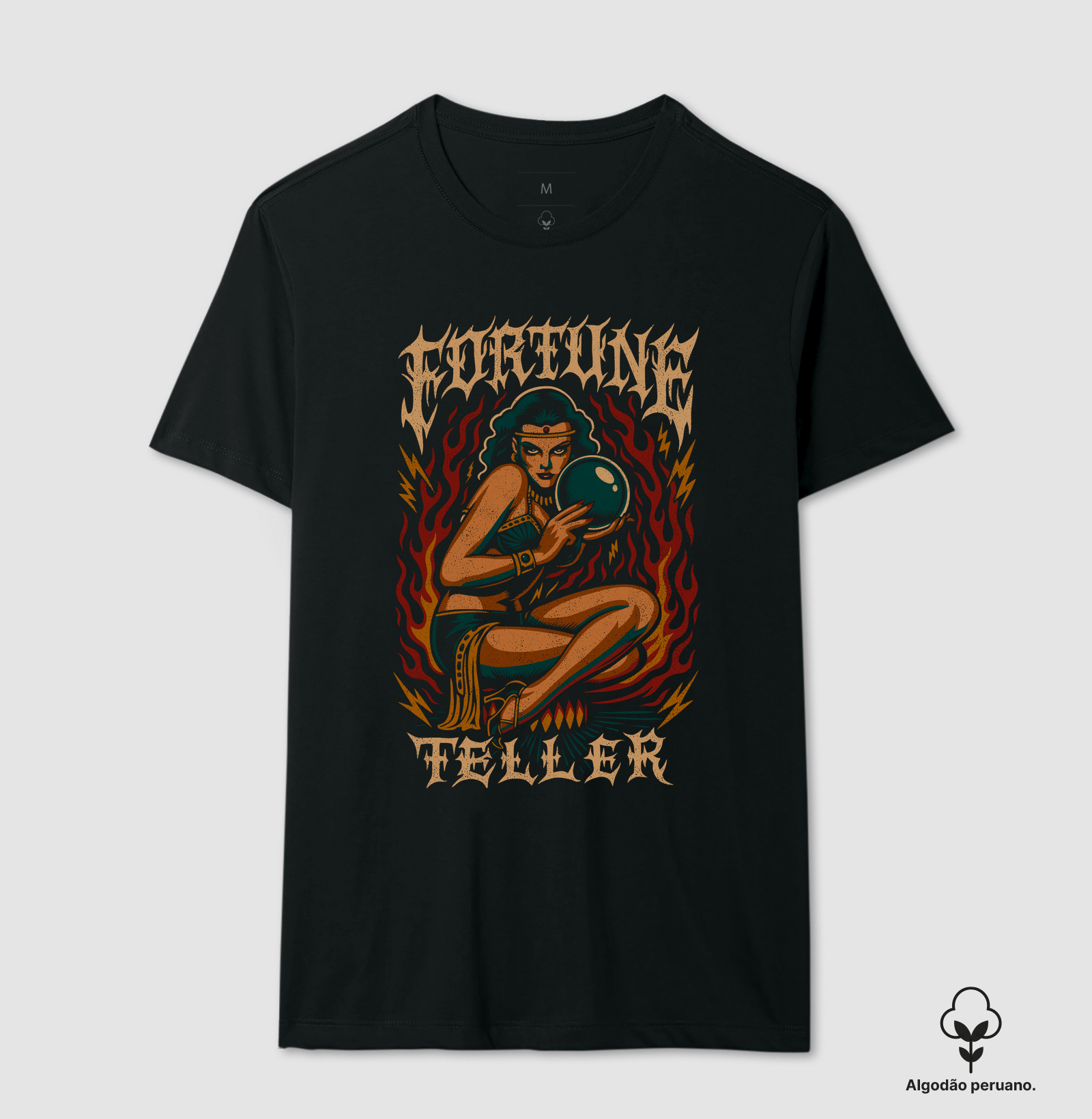 O futuro pertence a quem ousa encará-lo. - Camiseta Algodão Peruano
