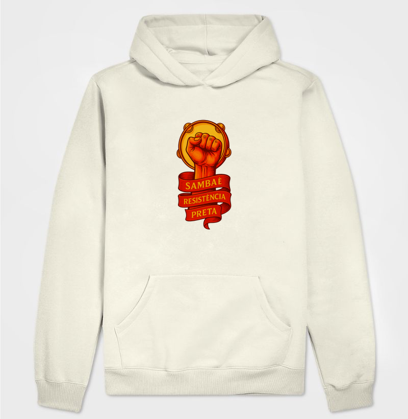 Camiseta Original Samba é Resistência Preta