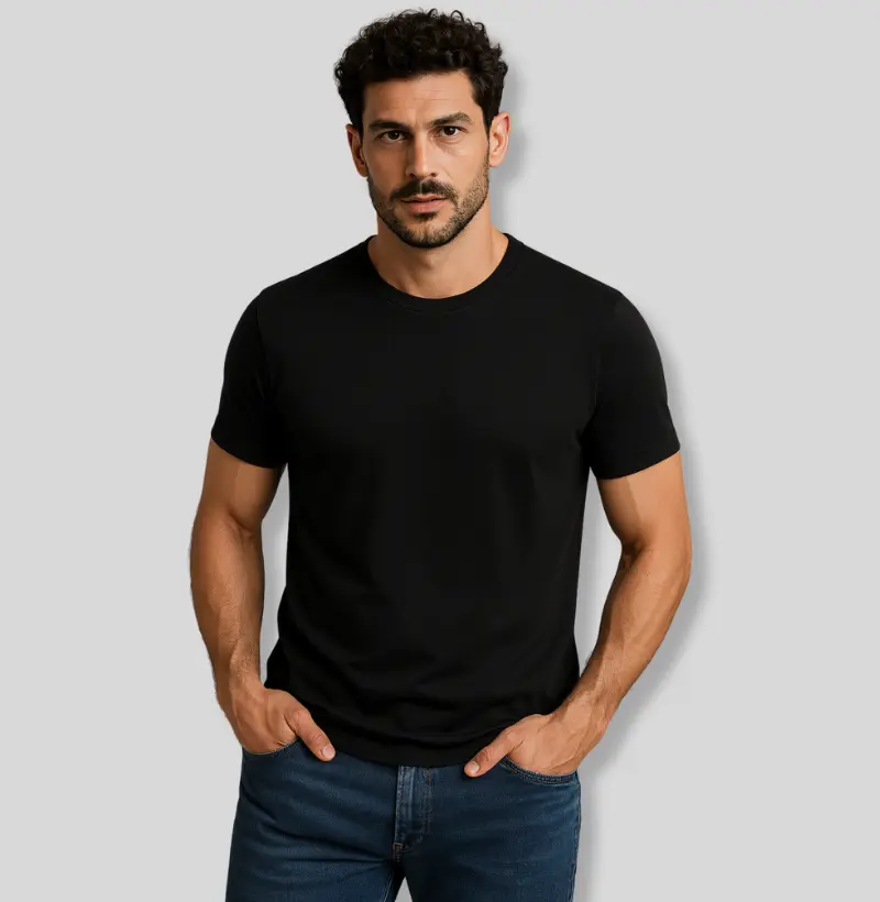 Camiseta Algodão Pima Sem Logo