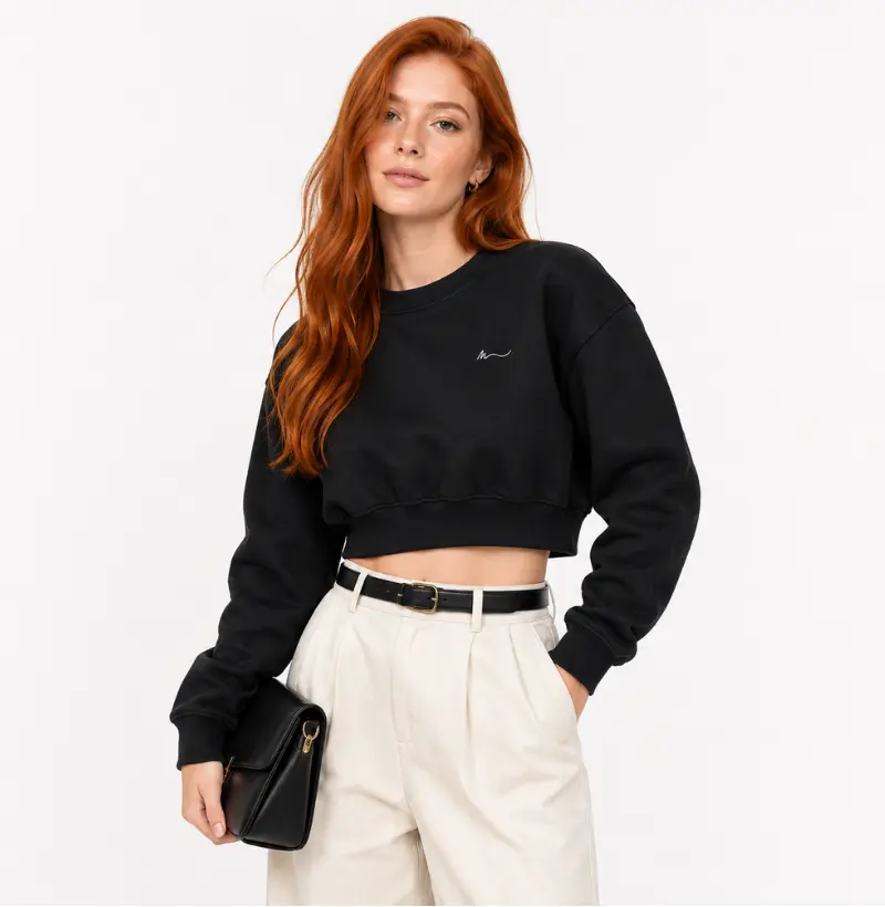Moletom Cropped 