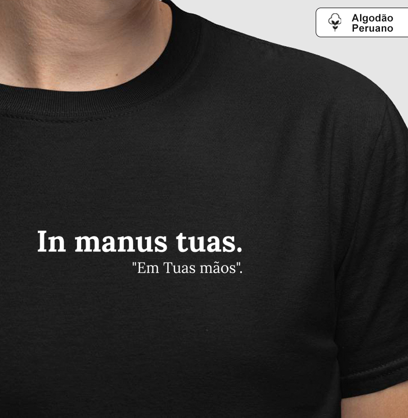 Camiseta Algodão Peruano em Tuas Mãos