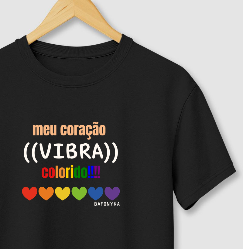 💖 Meu coração vibra colorido.