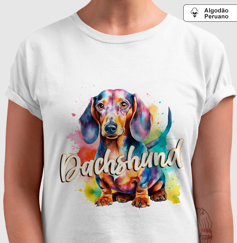 Dachshund Aquarela