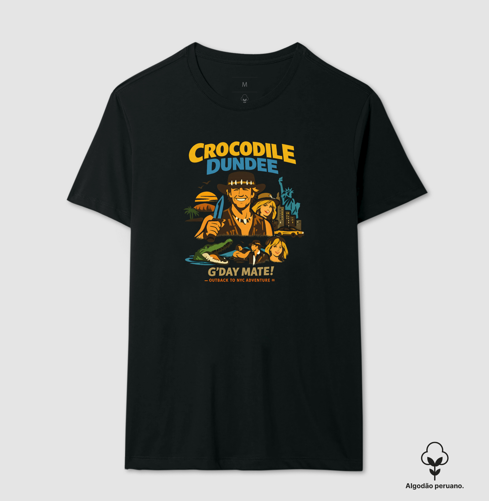 Camiseta Crocodilo Dundee Day Mate