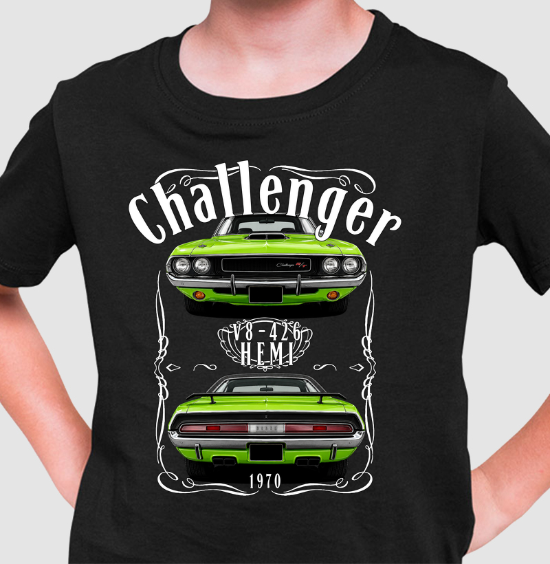 Camiseta infantil Challenger vintage