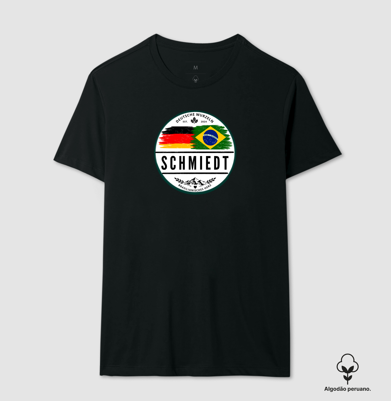Schmiedt – Herança Alemã em Destaque - Camiseta Algodão Peruano