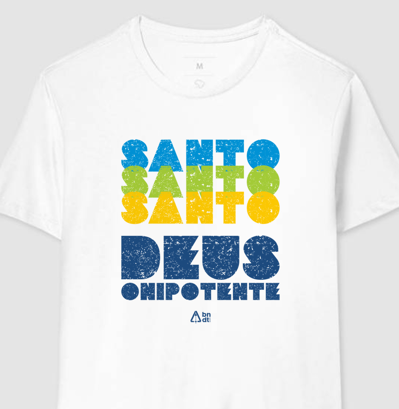 Camiseta Santo Santo Santo