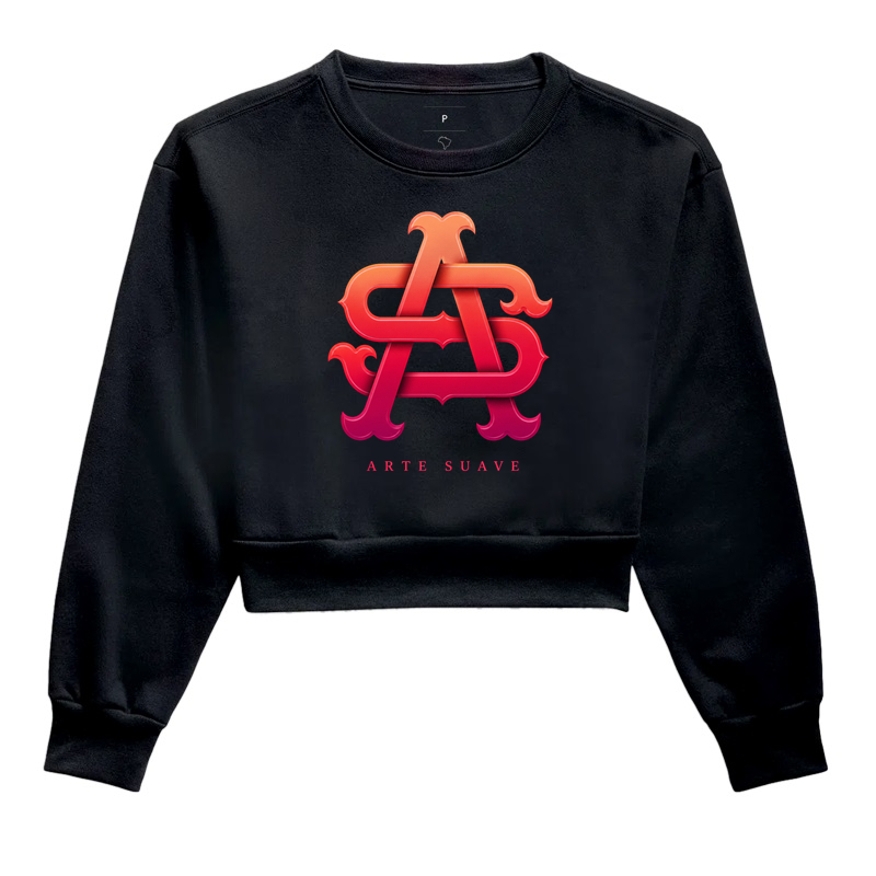 AS - ARTE SUAVE - Cropped Moletom