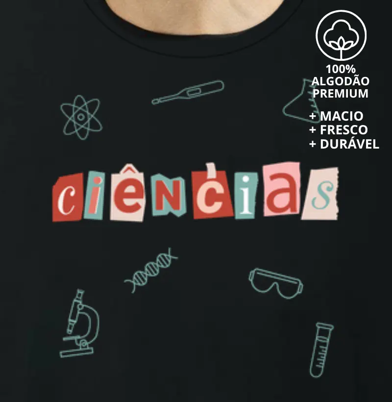 Camiseta Ciências
