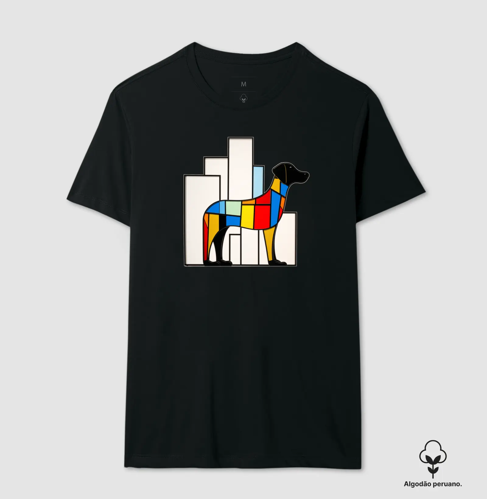 Piet Mondrian Pointer Dog Premium