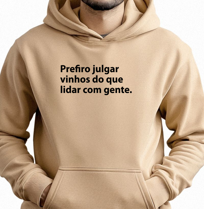Prefiro julgar vinhos do que lidar com gente