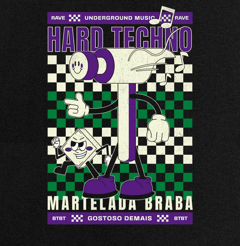 HARD TECHNO martelada braba | raver fun