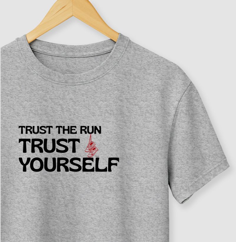 Camiseta TRUST THE RUN, TRUST YOURSELF – TRN | Camiseta Running Premium para Corredores