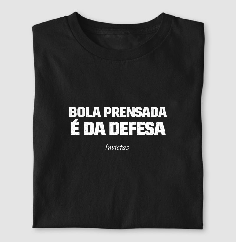Camiseta Algodão Penteado - Bola prensada é da desefa