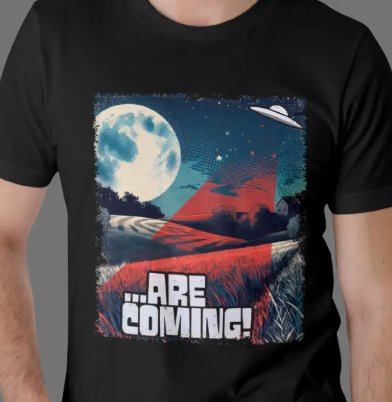 Camiseta UFO - Abduções em Fazendas