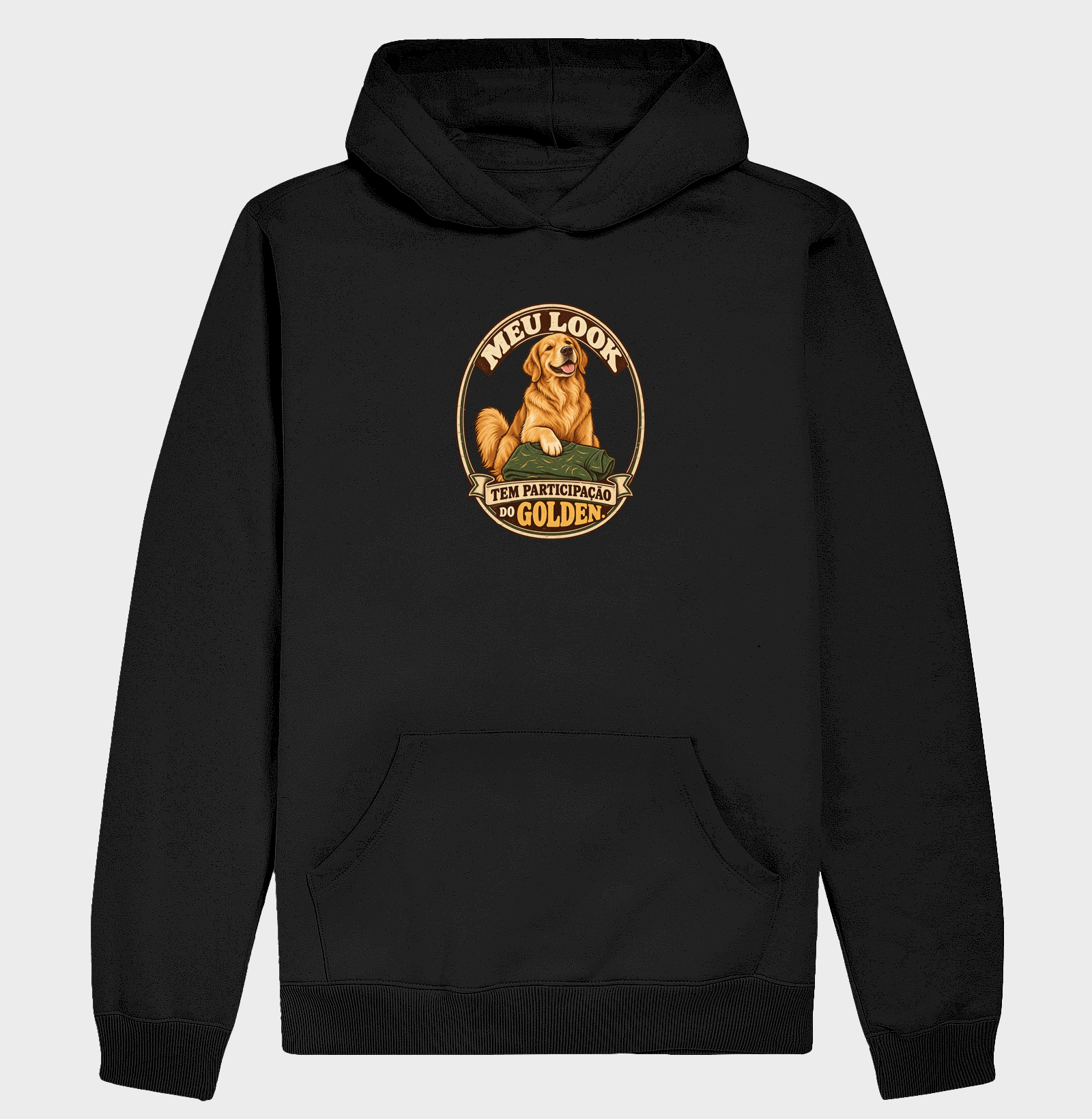 Meu look tem participação do Golden. - Hoodie Moletom