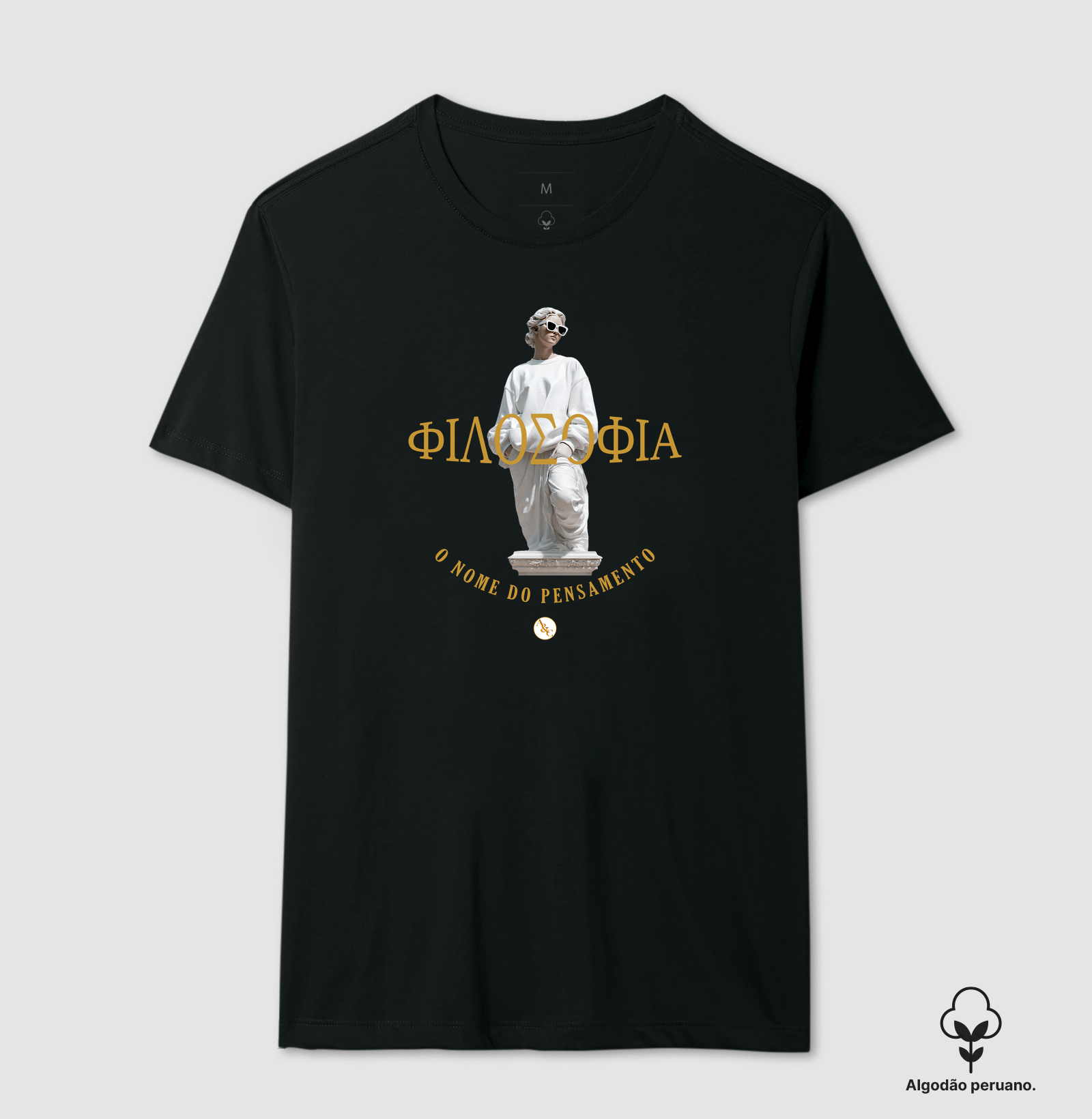 "O Nome do Pensamento" — Estampa Filosofia Grega & Streetwear