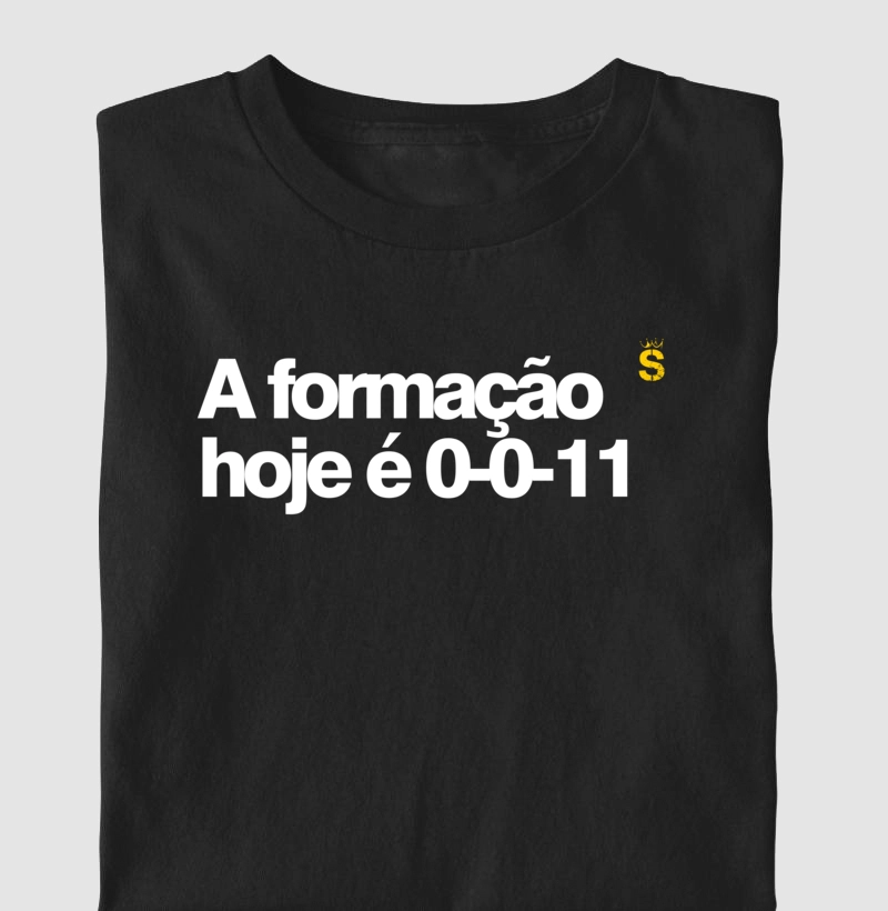 A formaçao hoje e 0011