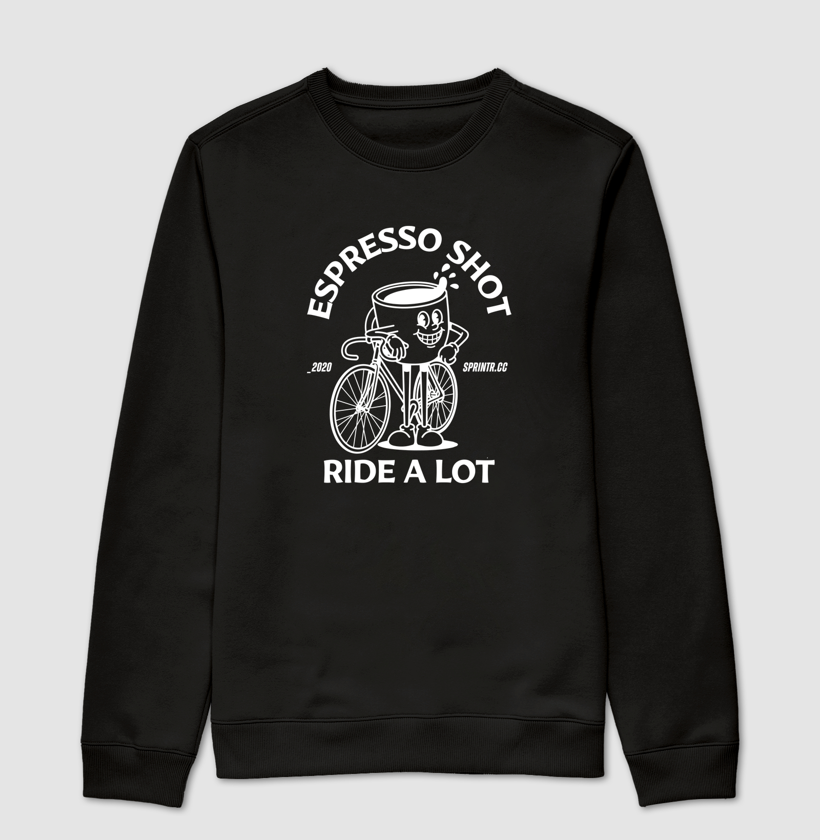 Espresso shot, ride a lot