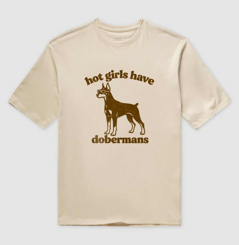 Hot girls have dobermans