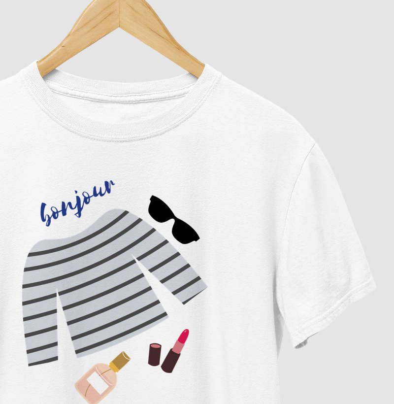 bonjour Paris kit - Camiseta