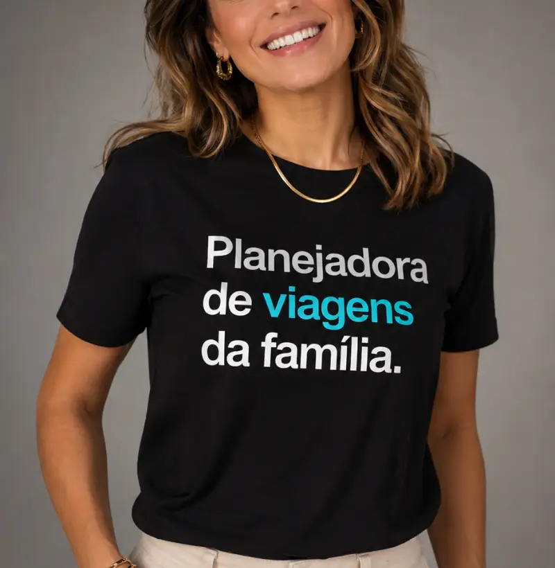 Planejadora de viagens da família