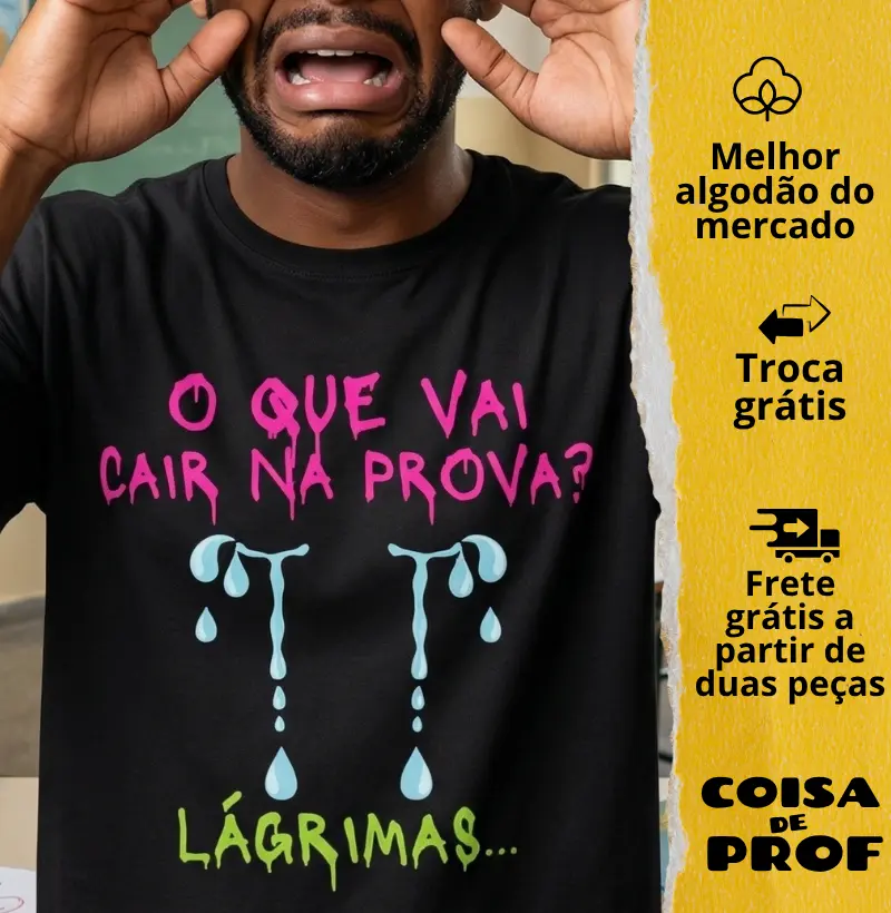 Camiseta O que Vai Cair na Prova