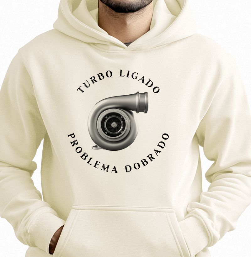 Hoodie Moletom Turbo Ligado Problema Dobrado