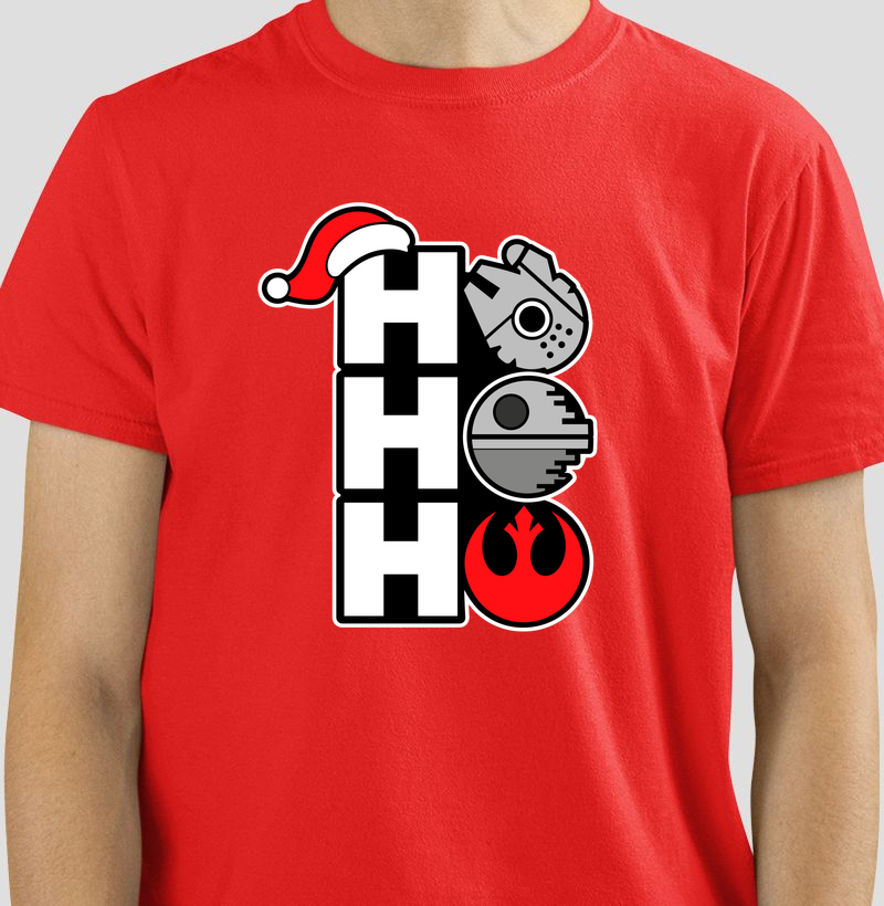 Ho Ho Ho – Galáxia de Natal - Camiseta
