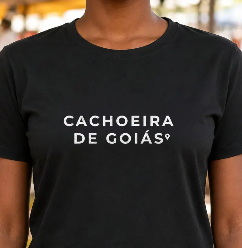 Cachoeira de Goiás | Pin GO - Camiseta