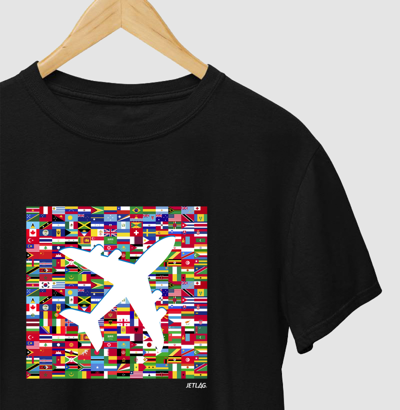 Bandeiras avião Quadrado