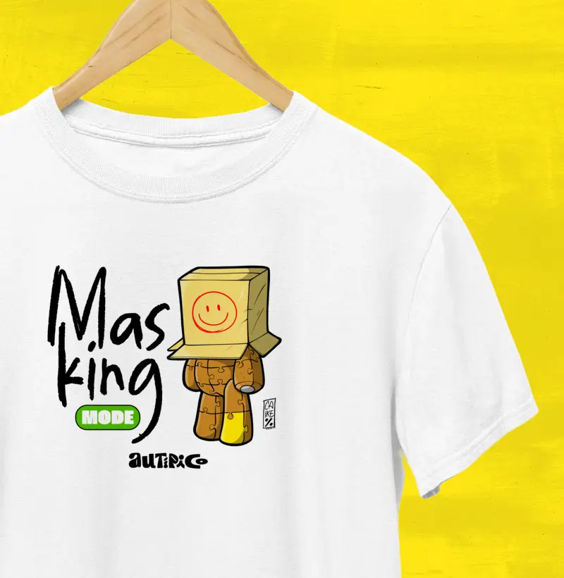 Ursinho TEAd – Masking Mode | Camiseta Autista