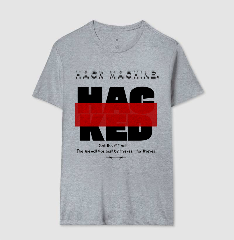 Camiseta HACKED – Ctrl+Stripes™