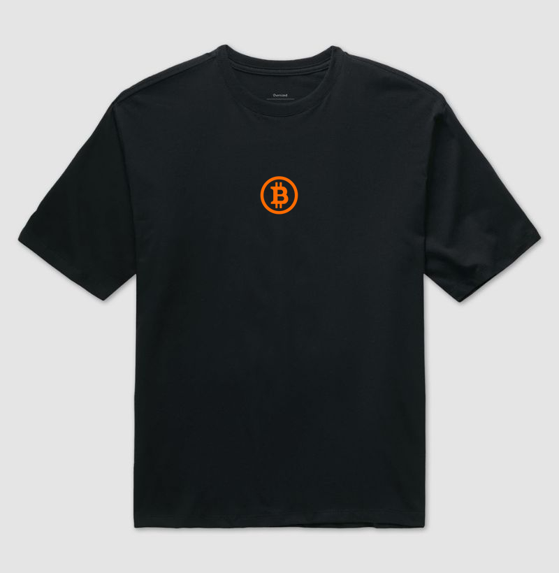Camisa Oversized B de Bitcoin