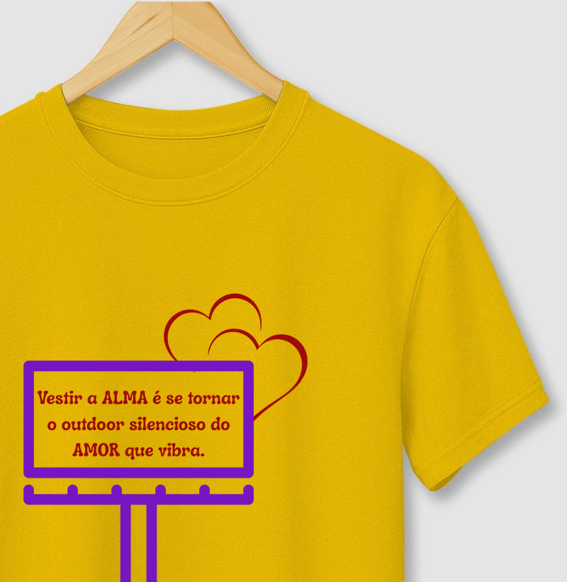 Vestir a Alma – Camiseta Filosófica Vibracional