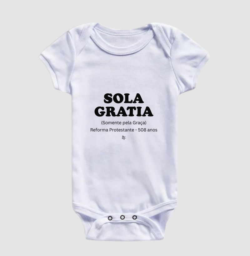 Sola Gratia - Body Infantil