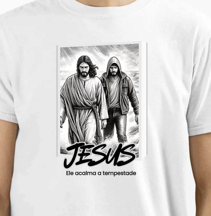 Jesus acalma a tempestade!