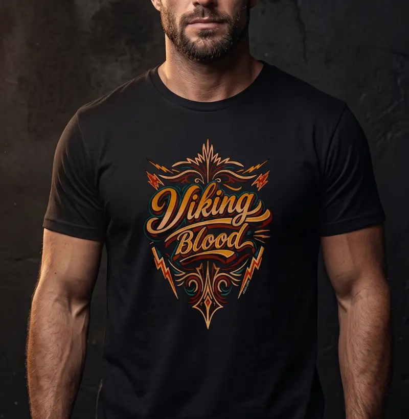 Camiseta Viking Blood Pinstripe