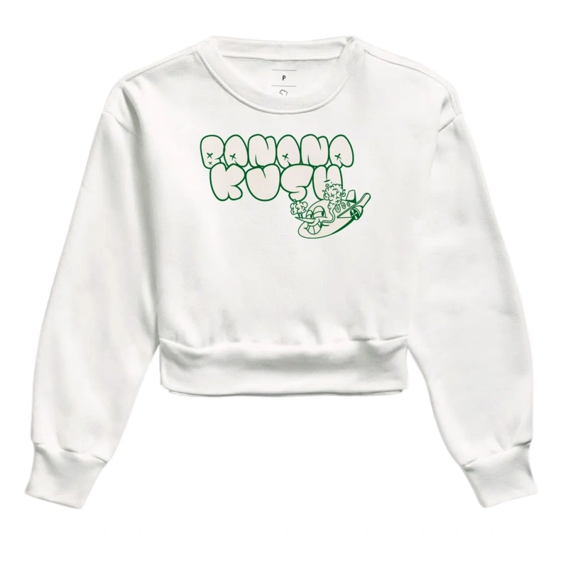 Banana Fly Moletom Cropped Premium