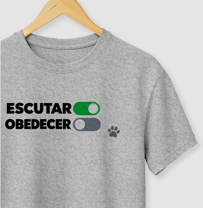 Escutar ON - Obedecer OFF - Camiseta
