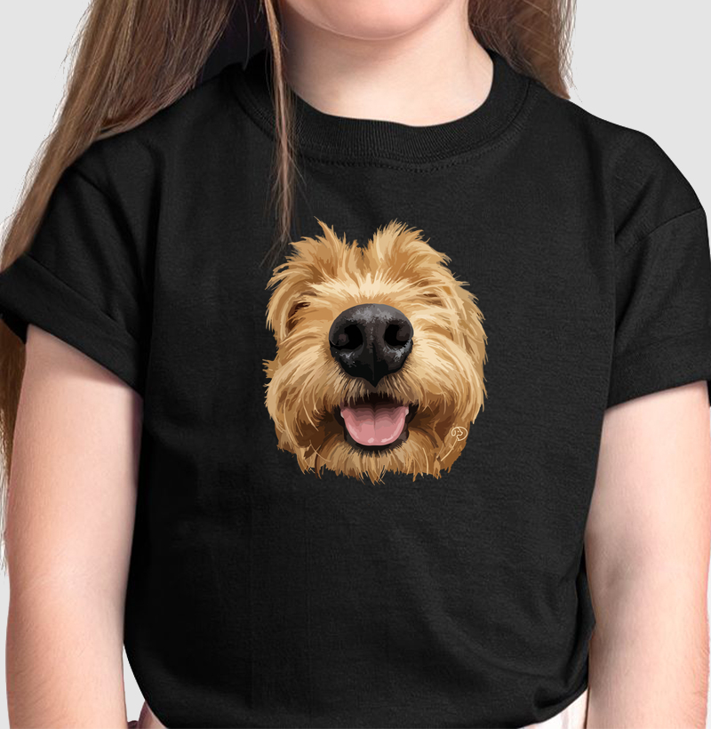Focinho Dourado - Camiseta Infantil