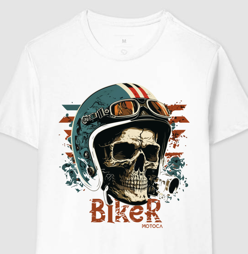 Biker Helmet Skull