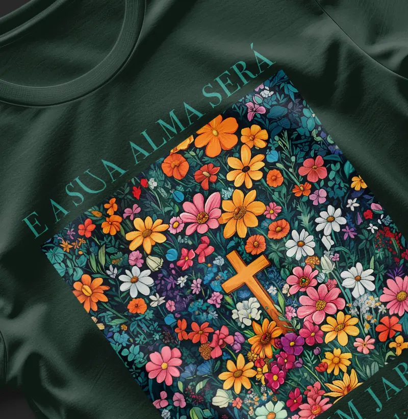Blusa E a sua alma será como um jardim - Jeremias 31:12