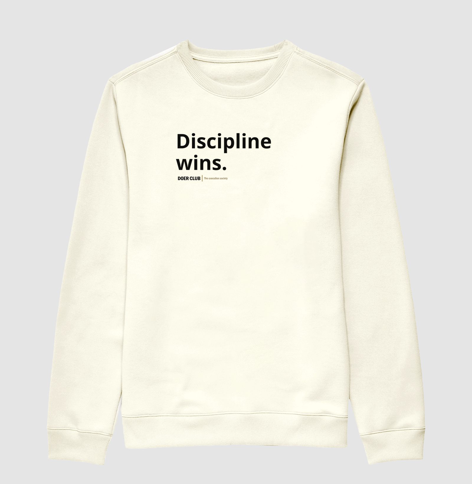 Discipline wins. 