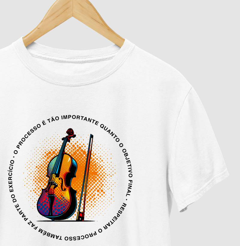 Violoncelo Pop Art e Frase