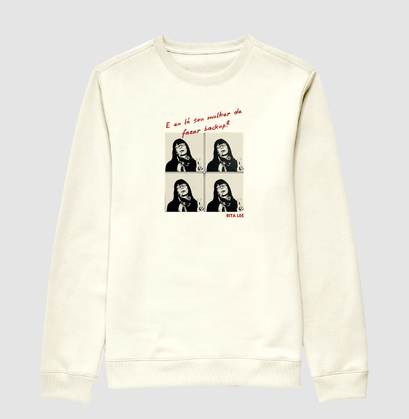 Camiseta Feminina Eu Lá Sou Mulher de Fazer Backup Frase Engraçada Pop Art Estampa Unissex